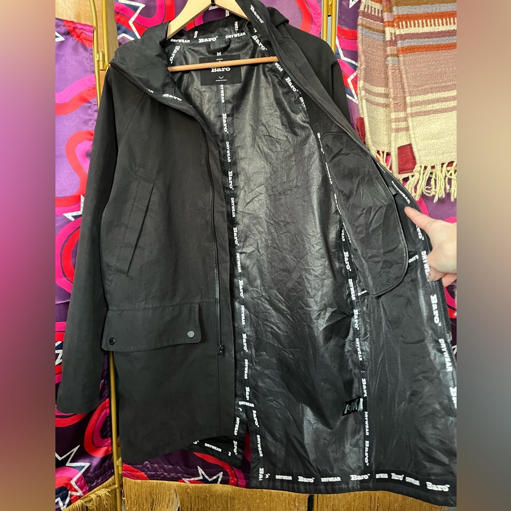 Baro Brockton Jacket Drywear Military Fishtail Black Coat Waterproof Technical - Picture 7 of 16